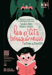 La biennale Les P’tits Bouquineurs de Rennes aura lieu du 12 mars au 12 avril 2024 !