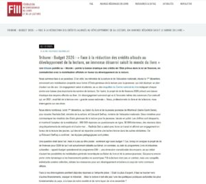 Lecture, culture, avenir : pourquoi le budget 2026 inquiète le monde du livre